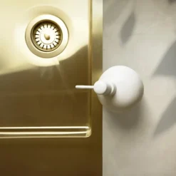 Happy Sinks Happy Sinks Kiwi soap dispenser, pearl white