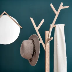 Hartô Ambroise standing coat rack, oak