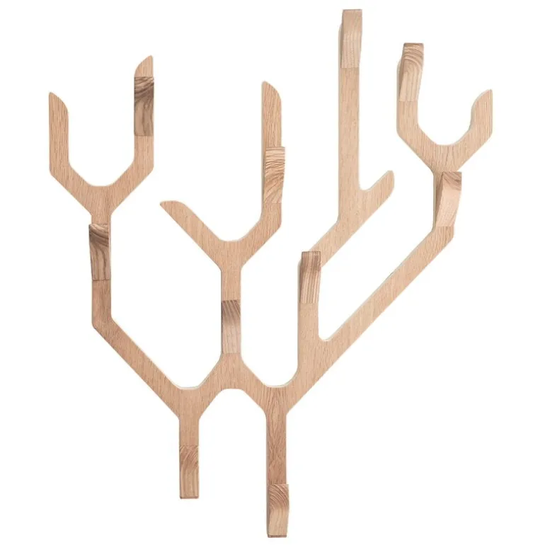 Hartô Ambroise wall coat rack, oak