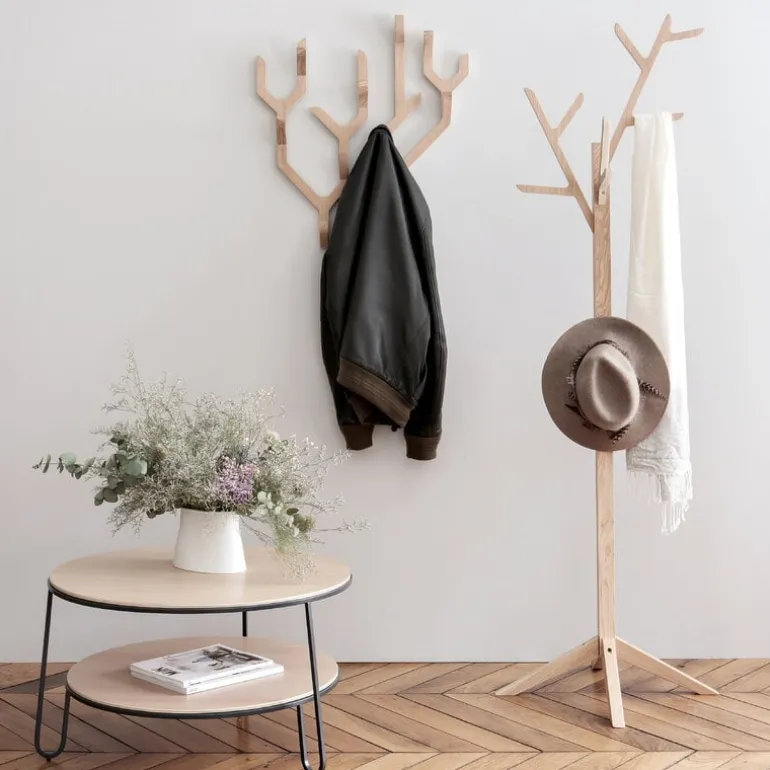 Hartô Ambroise wall coat rack, oak