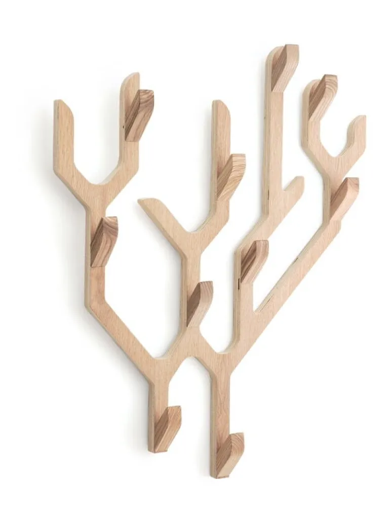 Hartô Ambroise wall coat rack, oak