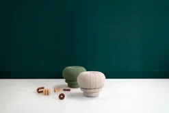 Hartô Claudie pouf, pearl