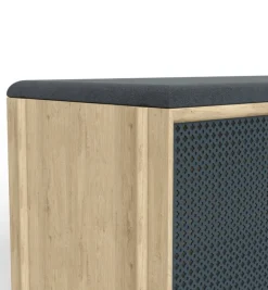 Hartô Gabin bench, oak - slate grey