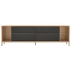 Hartô Gabin sideboard 162 cm, oak - dark grey