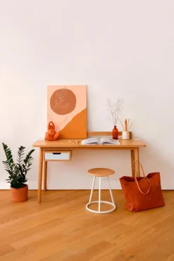 Hartô Honore desk, oak - white