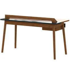 Hartô Honore desk, walnut - slate grey