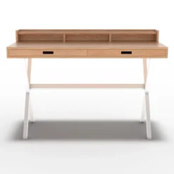 Hartô Hyppolite desk, oak - white