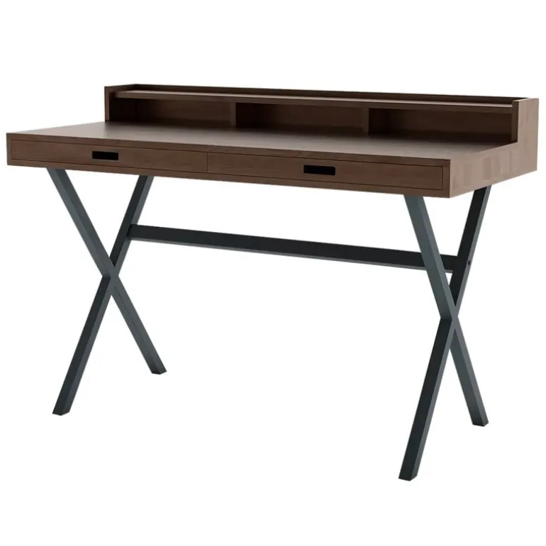 Hartô Hyppolite desk, walnut - slate grey