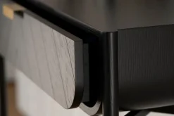 Hartô Marius console table, black oak