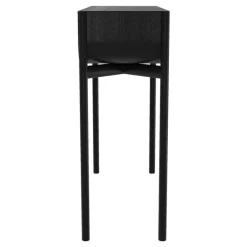 Hartô Marius console table, black oak