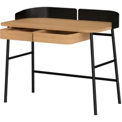 Hartô Victor desk, oak - slate grey