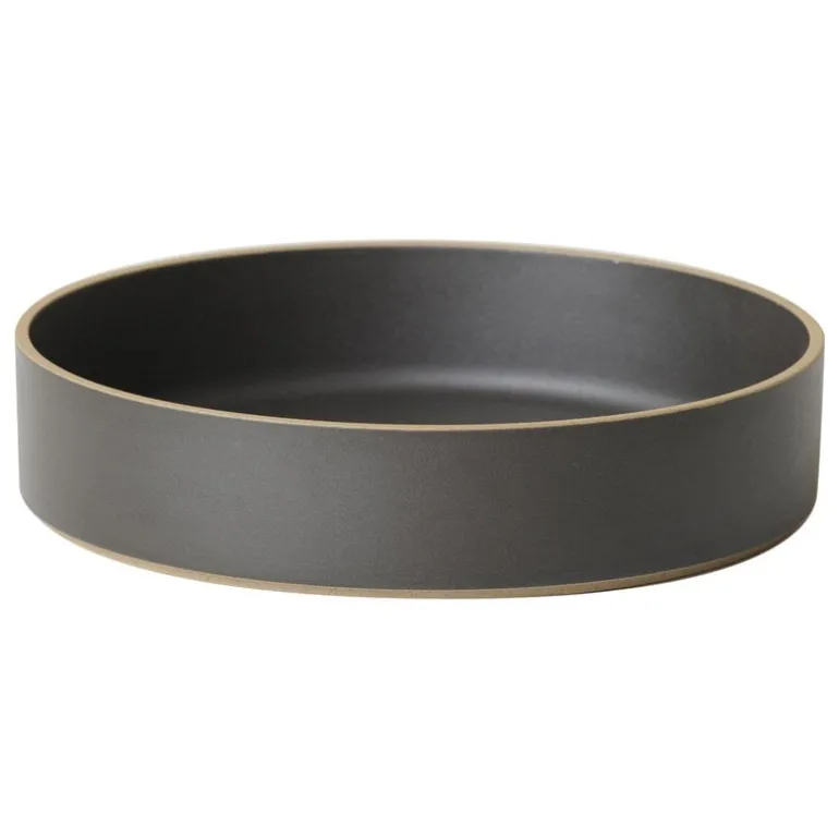 Hasami Porcelain Bowl, 255 mm, black