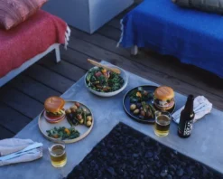 Hasami Porcelain Plate, 255 mm, gloss grey