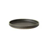 Hasami Porcelain Plate, 185 mm, black