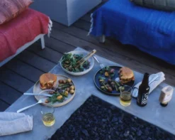 Hasami Porcelain Plate, 255 mm, black