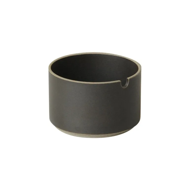Hasami Porcelain Sugar pot, 85 mm, black