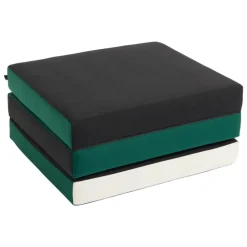 HAY 3 Fold mattress, 70 x 195 cm, green