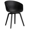 HAY About A Chair AAC22, black 2.0 - black lacquered oak