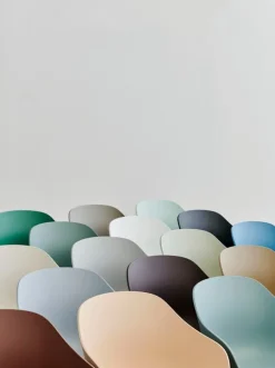 HAY About A Chair AAC22, dusty blue 2.0 - lacquered oak