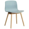 HAY About a Chair AAC12, dusty blue 2.0 - lacquered oak