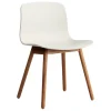 HAY About a Chair AAC12, melange cream 2.0 - lacquered walnut