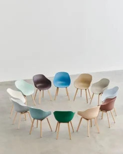 HAY About A Chair AAC22, melange cream 2.0 - lacquered  oak