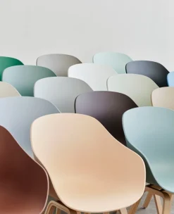 HAY About A Chair AAC22, melange cream 2.0 - lacquered  oak