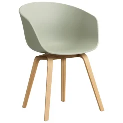 HAY About A Chair AAC22, pastel green 2.0 - lacquered oak