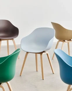 HAY About A Chair AAC22, slate blue 2.0 - lacquered oak
