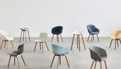 HAY About A Chair AAC23 Soft, lacquered walnut - Bolgheri LGG60