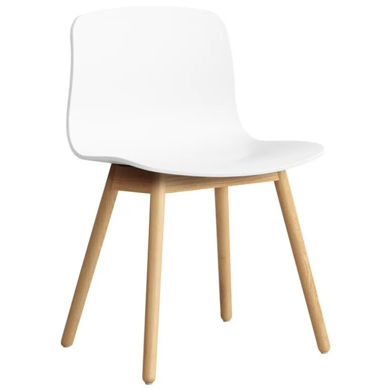 HAY About a Chair AAC12, white 2.0 - lacquered oak