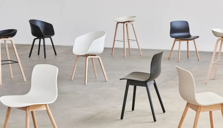 HAY About a Chair AAC12, white 2.0 - lacquered oak