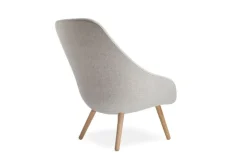 HAY About A Lounge Chair AAL92, lacquered oak - Divina Melange 120