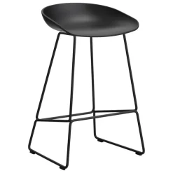 HAY About A Stool AAS38 bar stool, 65 cm, black 2.0 - black - black
