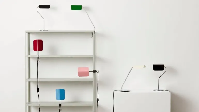 HAY Apex clip lamp, maroon red