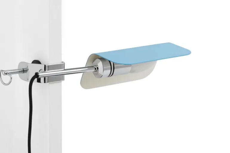 HAY Apex clip lamp, pastel blue