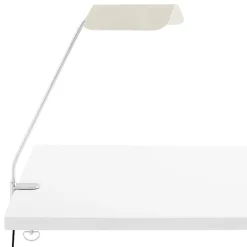 HAY Apex desk clip lamp, oyster white