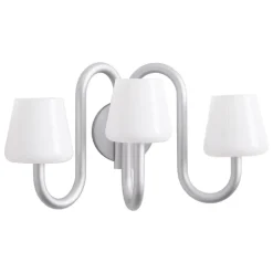 HAY Apollo wall sconce, white opal glass