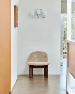 HAY Apollo wall sconce, white opal glass