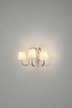 HAY Apollo wall sconce, white opal glass