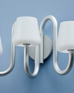 HAY Apollo wall sconce, white opal glass