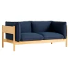 HAY Arbour Eco 2-seater sofa, Steelcut Trio 796 - oak