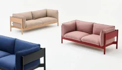 HAY Arbour Eco 2-seater sofa, Steelcut Trio 796 - oak