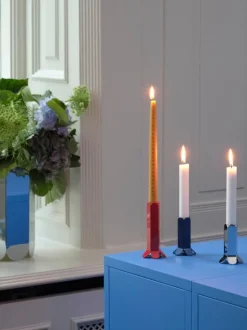 HAY Arcs candleholder, L, red