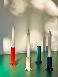 HAY Arcs candleholder, L, red