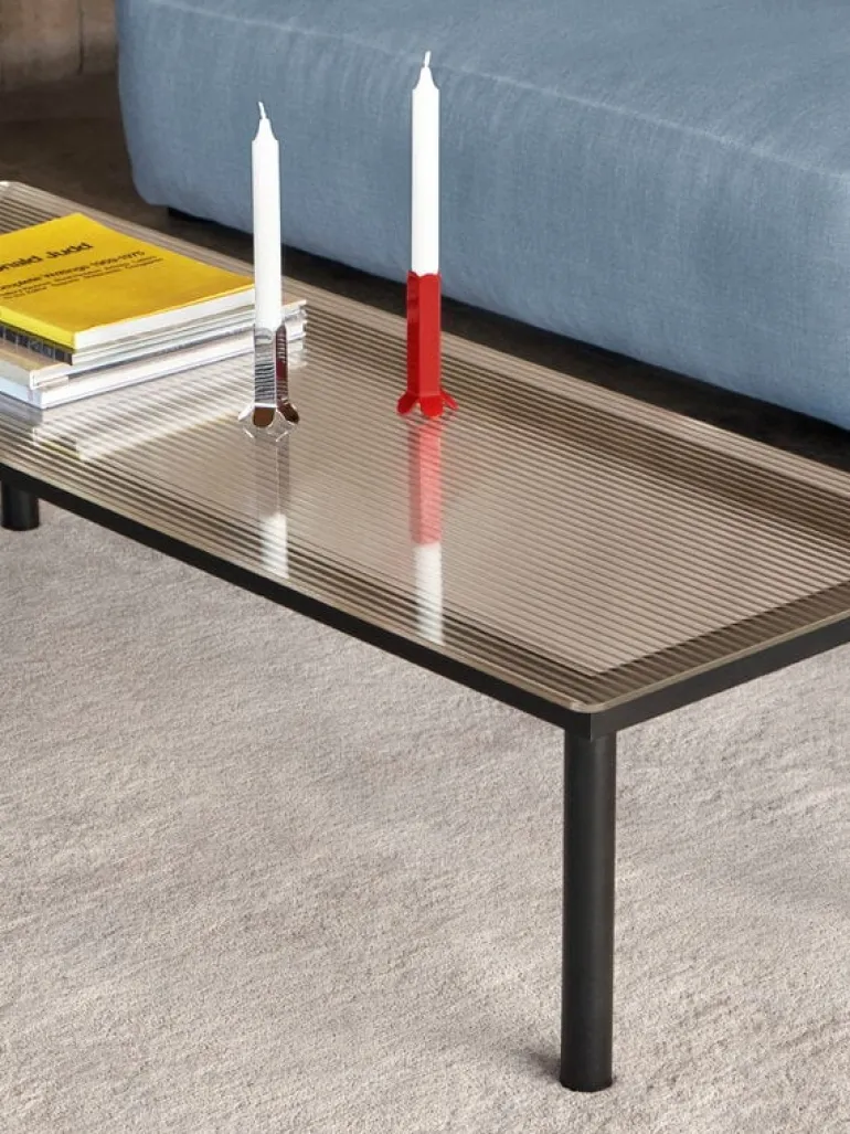 HAY Arcs candleholder, L, red