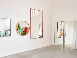 HAY Arcs Mirror rectangle, large, burgundy