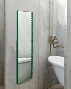 HAY Arcs Mirror rectangle, medium, green