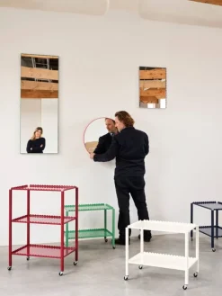 HAY Arcs Mirror rectangle, medium, green