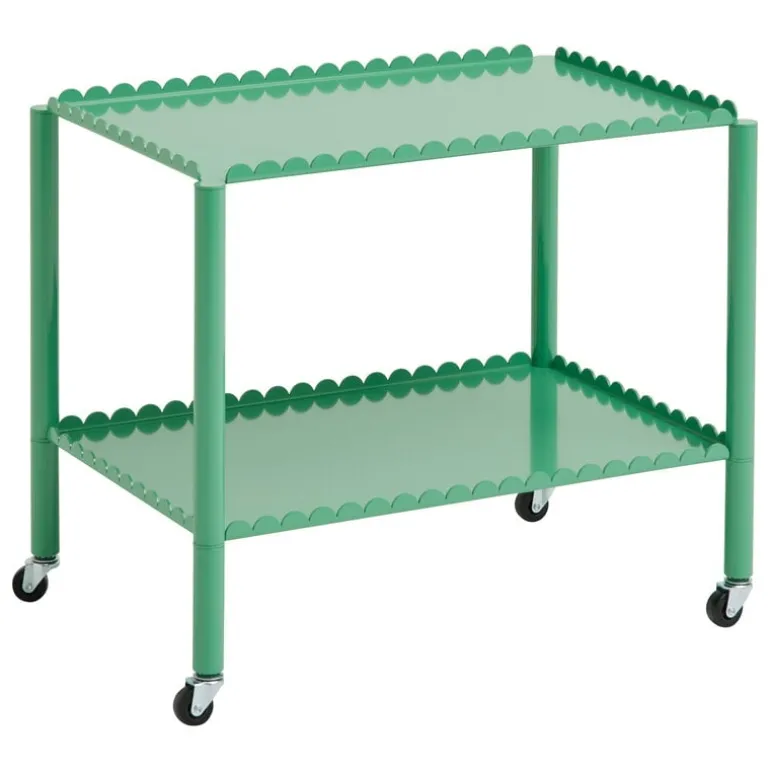 HAY Arcs trolley, low, jade green